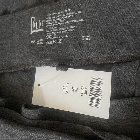 Felina Multi Style Super Comfy Pull-on Wrap Midi Dress Skirt 5 Ways to Wear XL - Picture 5 of 6